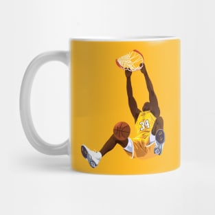 Shaquille O'Neal Dunk Cartoon Mug